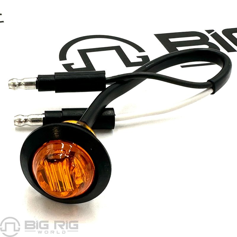 Amber Clearance, Marker Light 3/4 In. Round M09300Y - Maxxima