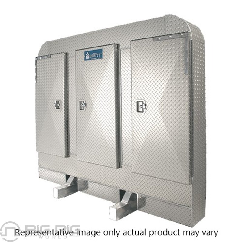 3 Door Deep Drop Enclosure Headache Rack 68X86 W/390P 319390MTQ - Merritt Equipment