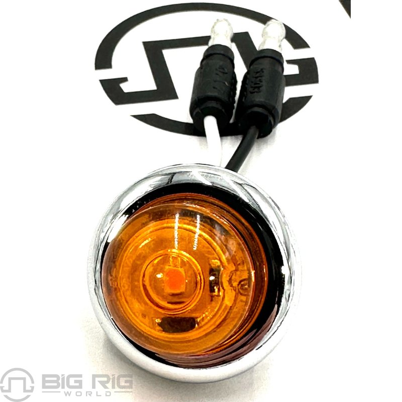0.75in Round Amber LED with Bezel Light Kit P201711 - Phoenix