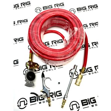 Air Hose - Tire Inflator Kit - W/Disconnect, Red GH57455 - TRP