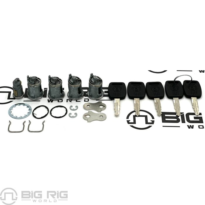 Lockset - KW 5Keys/4Door/Ignition Cylinder Random R56-1111-105000 - Kenworth