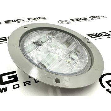 LED Super 44 Backup 6 Diode Lamp and Gray Flange 44344C - Truck Lite