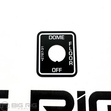 Dome Light Switch Plate K281-2787-31 - Paccar