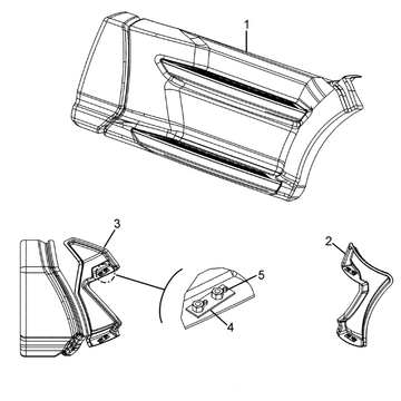 Forward Fairing Assembly, RH A33-1088-2101R - Kenworth