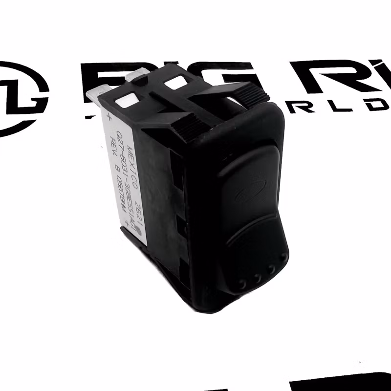 Blank Spare Single Pole Rocker Switch with LEDs Q27-60313G8ESS1AG1 - Peterbilt