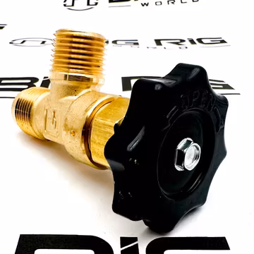 Truck Valve - Male Pipe to SAE 45 Degree Flare 90 Degree - 150 PSI VL2094 - Dynacraft