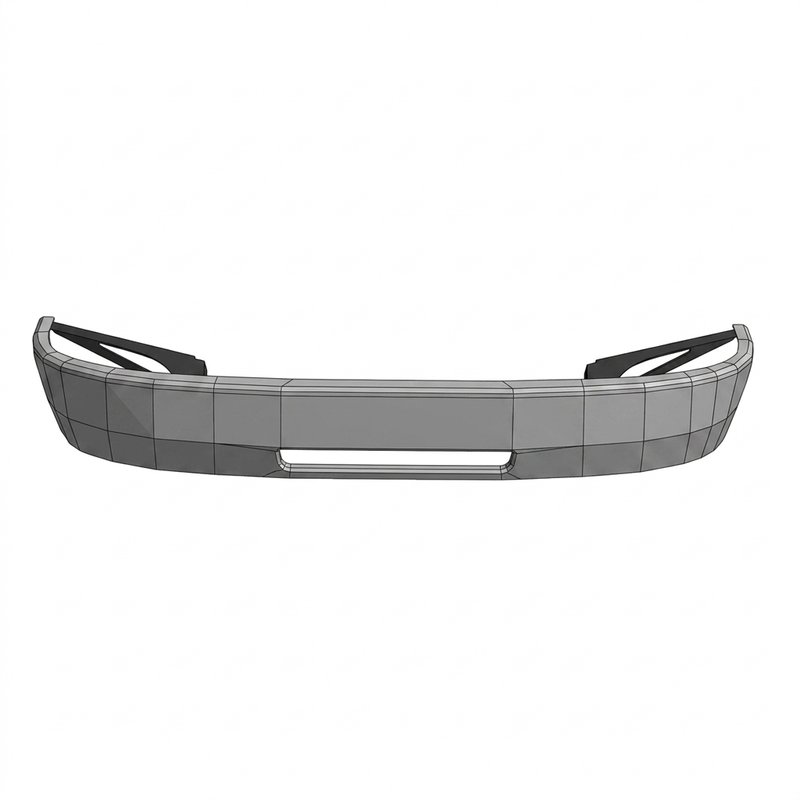 Bumper & Bracket Assembly, Chrome N71-6063-111 - Peterbilt