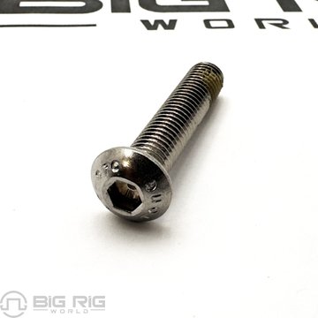 Hardware, Mounting - Review Mirror, Screw, Cap, Button Head, Socket, Hex, Stainless Steel, 40M 23-13768-040 - Freightliner