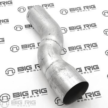 Offset Exhaust Pipe Aluminized Steel 5-4in OD/OD M66-1482 - Paccar