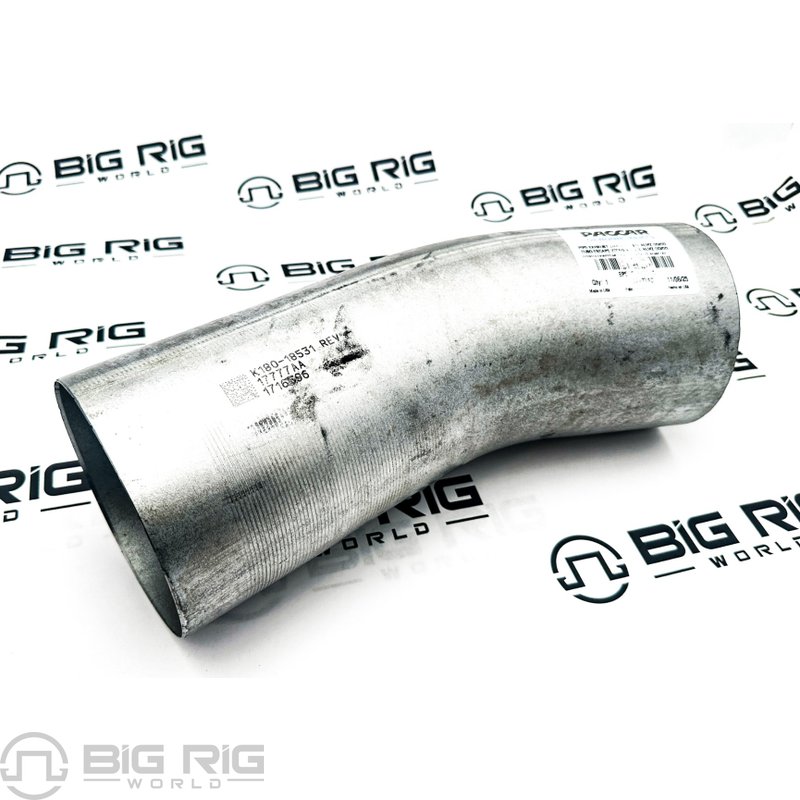 Exhaust Pipe 27 Degree 5 In. Aluminized Steel  OD / OD EP50EL27201A - TRP