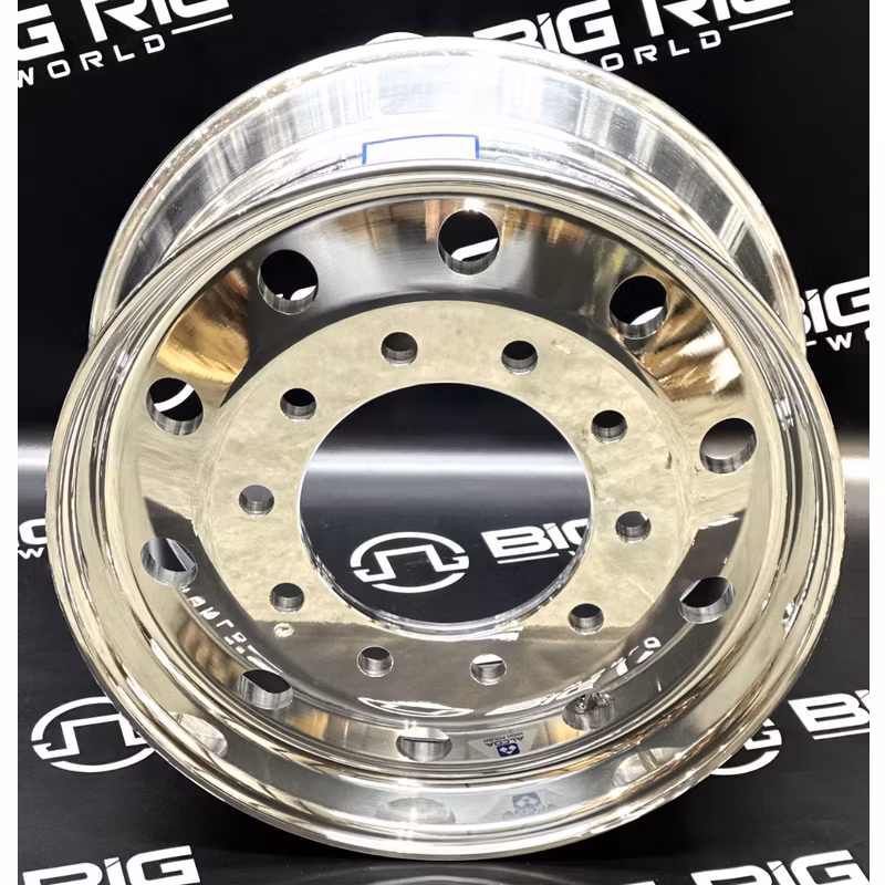 22.5 x 9.00 Super Single Wheel - High Polish Both Sides 89U637 - Alcoa