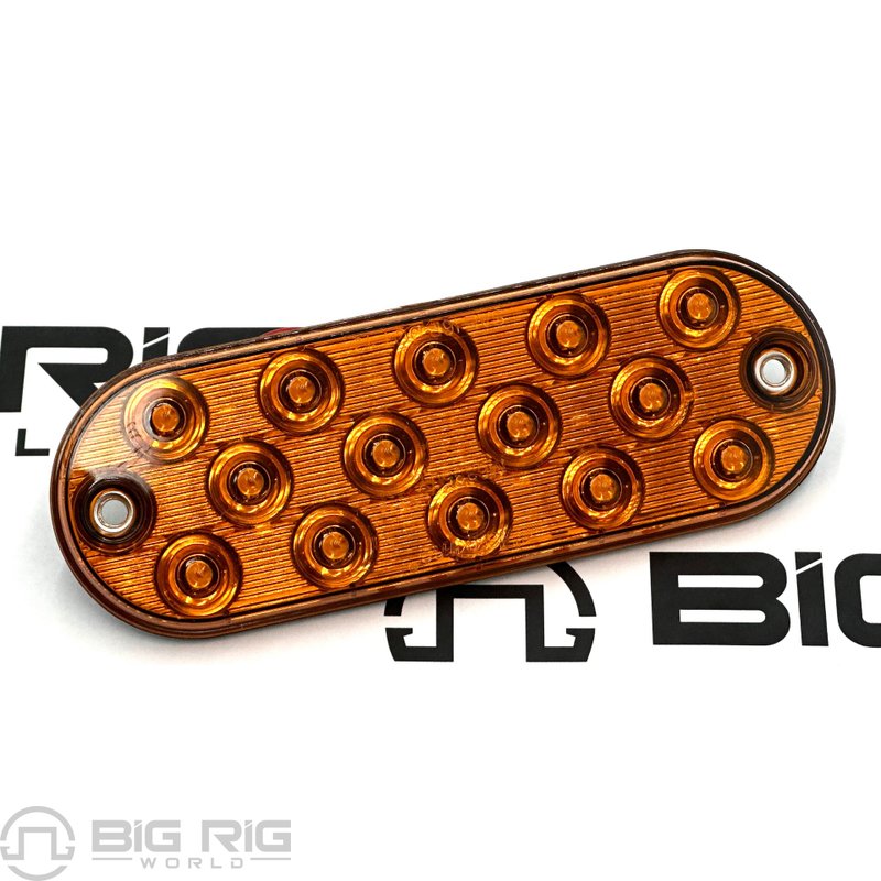 Low Profile Thin Oval Amber Surface Mount Park Rear Turn M63350Y-A - Maxxima