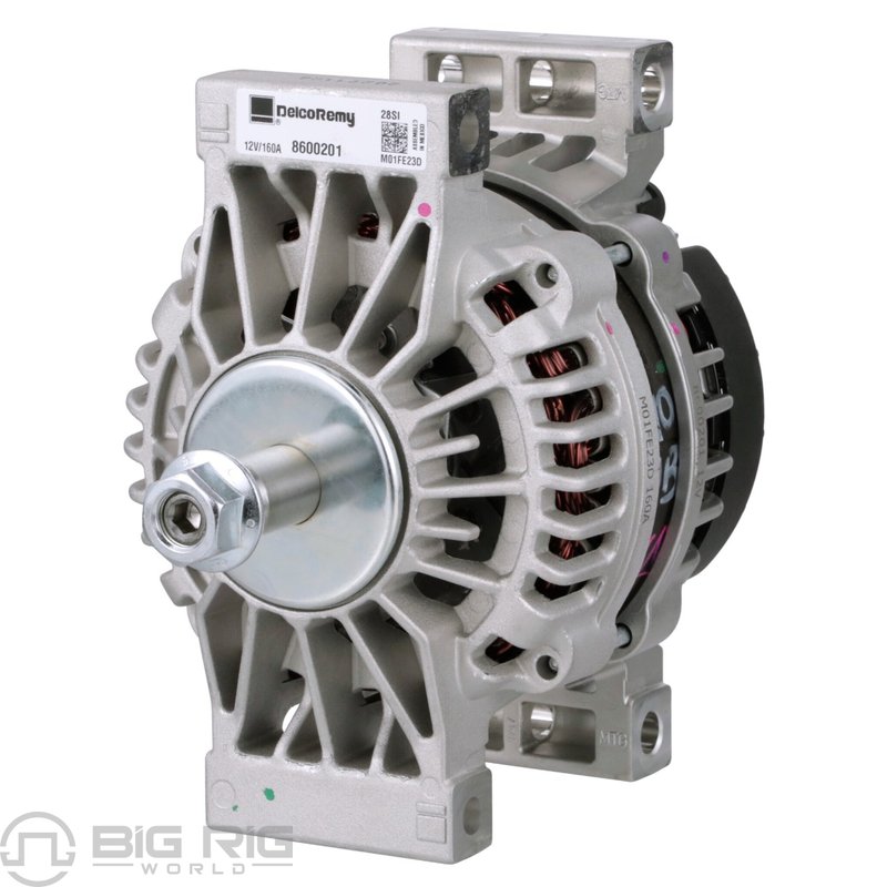 Alternator - 28SI 160amps Pad Mount 12V 8600201 - Delco Remy