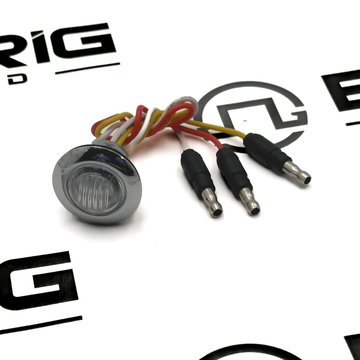 Light - LED 3/4 In Dual Button Amber/Green TLED-BX3AG - Trux Accessories