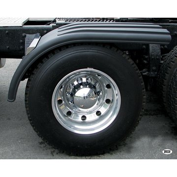 66 In. Black Poly Half Fender TFEN-H39 - Trux Accessories
