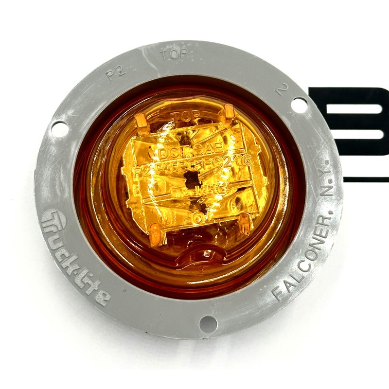 LED 10 Series Combo Lamp with Gray Flange 10379Y - Truck Lite
