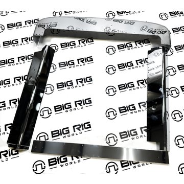 Peterbilt 379 Grille Surround - 4-Piece Set (Steel Chrome) CR03508 - TRP