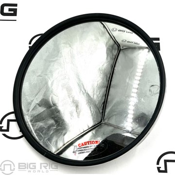 Silver Steel Convex Mirror, Round, Universal Mount 8.5-inch 97803 - Truck Lite