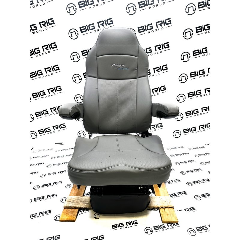 Legacy LO Vented Seat with DuraLeather in Gray 188409MWV65 - Seats Inc.