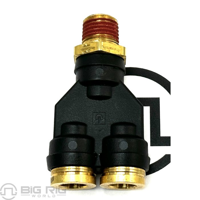 Connector - Y, PTC, .25MPT, .38NT, .38NT 23-14400-000 - Freightliner