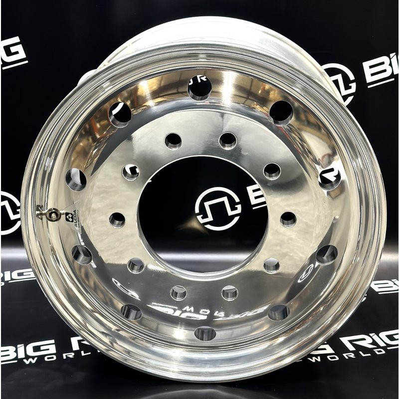 22.5 X 12.25 Alcoa Aluminum Wheel - Mirror Polish Dura-Bright Outside Only 824621DB - Alcoa