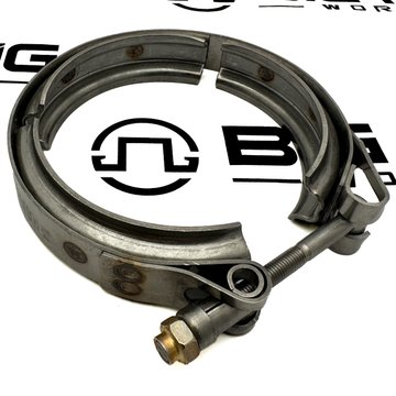 Fleetrite Exhaust Clamp; Material: Stainless Steel; Clamping Type: V-Band; Inside Diameter: 4.25in FLTEC425VBS - Fleetrite