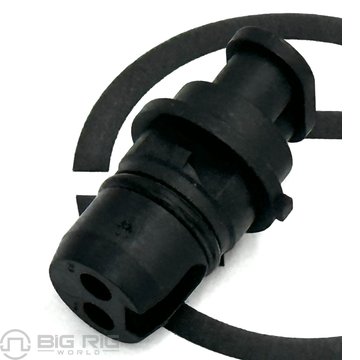 Receptacle - 2 Cavity, APE - P2P, Gray 23-13152-216 - Freightliner