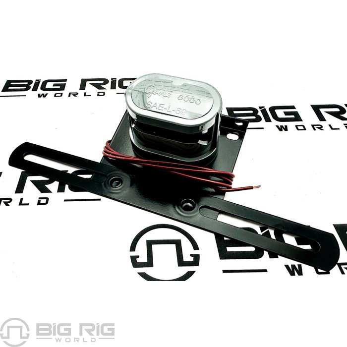 License Lamp - With Bracket, Black 60081 - Grote