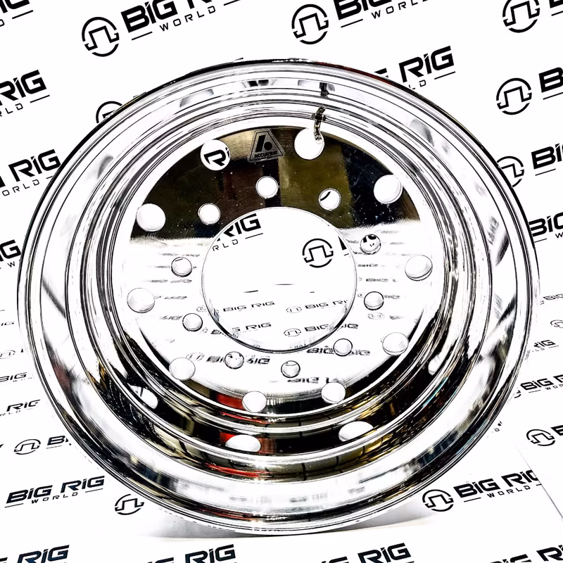 Aluminum Wheel, 22.5 x 12.25, High Polish Both Sides 29378XP - Accuride
