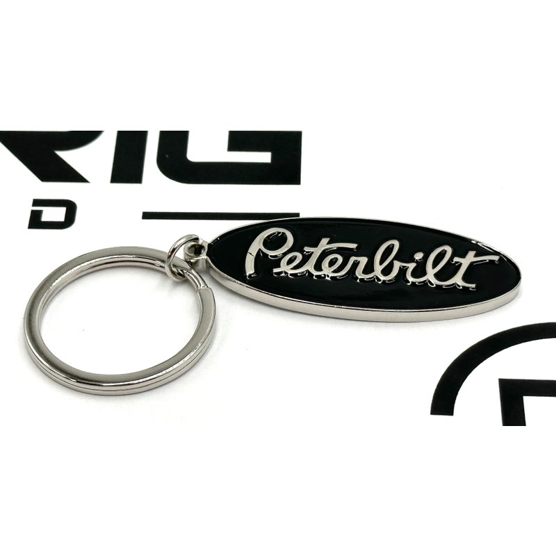 Peterbilt Oval Keychain 1437069-00 - Peterbilt