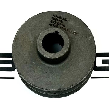 Alternator Pulley 3-5/8X2.37TX2 Grooves K187-353 - Kenworth