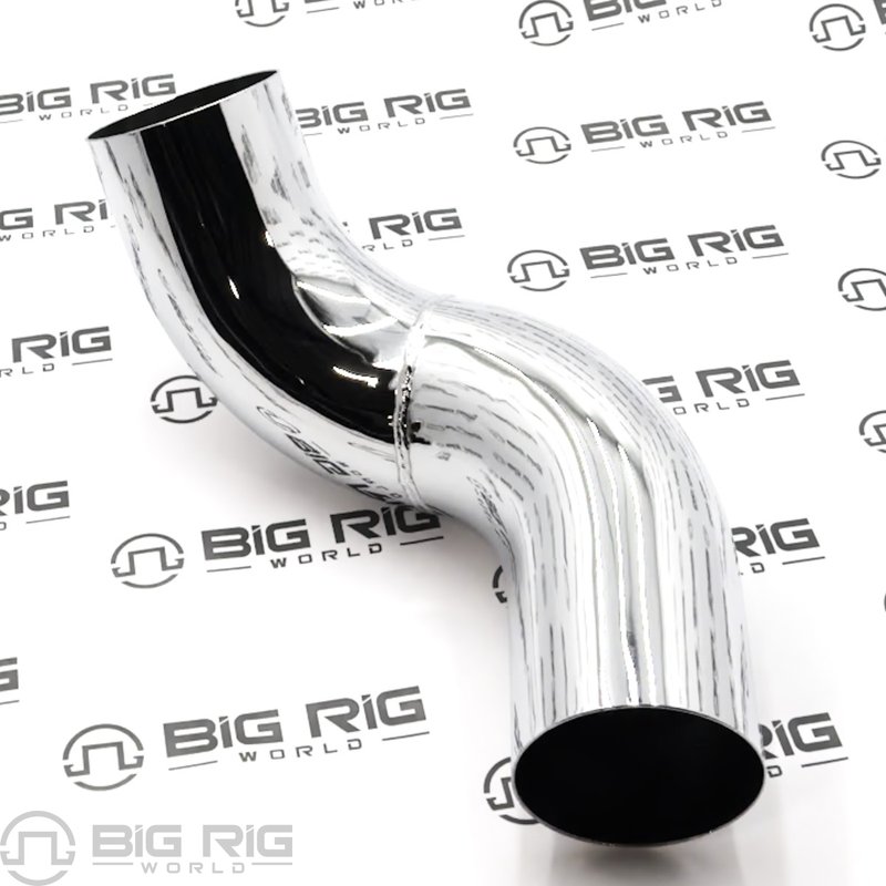 Exhaust Pipe M Bend 5 In. Steel Right Hand Chromed OD/OD EP50EL75201C - TRP