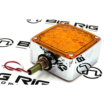 Signal- Stat LED Square Ped Amber/Amber 2752 - Truck Lite