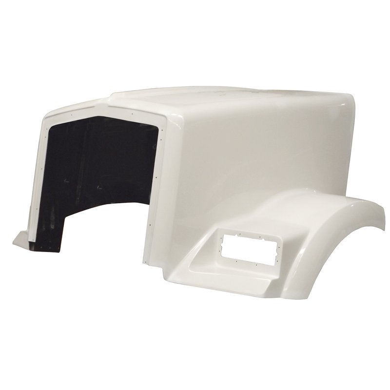 Kenworth T800 Aero Hood w/ Split Fender Curved Cowl JP-K11 - Jones Performance
