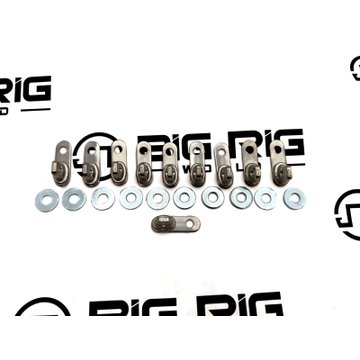 10 Standard Turn Button Tabs/Washers Hardware Kit 75700AU0 - Belmor
