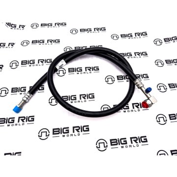 Hose Assembly R134A #12 Female Swivel 90Degree x Compressor 70.87-inches D9011-1530 - Dynacraft