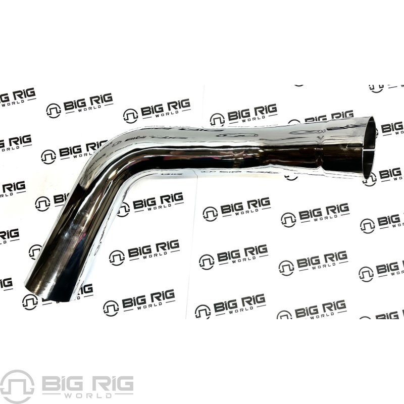 M-Bend Steel Chrome Exhaust Pipe  5in OD/ID LH EP50EL65202C - TRP