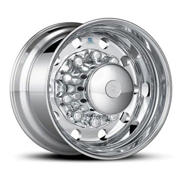 22.5 x 14.00 Alcoa Aluminum Wheel - Mirror Polish Inside Only 84U612 - Alcoa