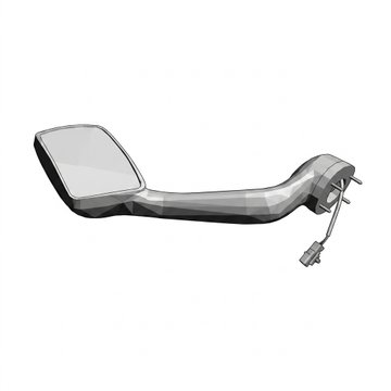 Mirror - Hood Areo Heated, Chrome RH L59-6003-211R - Paccar