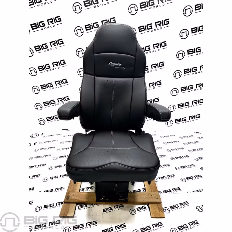 Legacy High-Back Vented Seat with Duraleather in Black 188900MWV61 - Seats Inc.