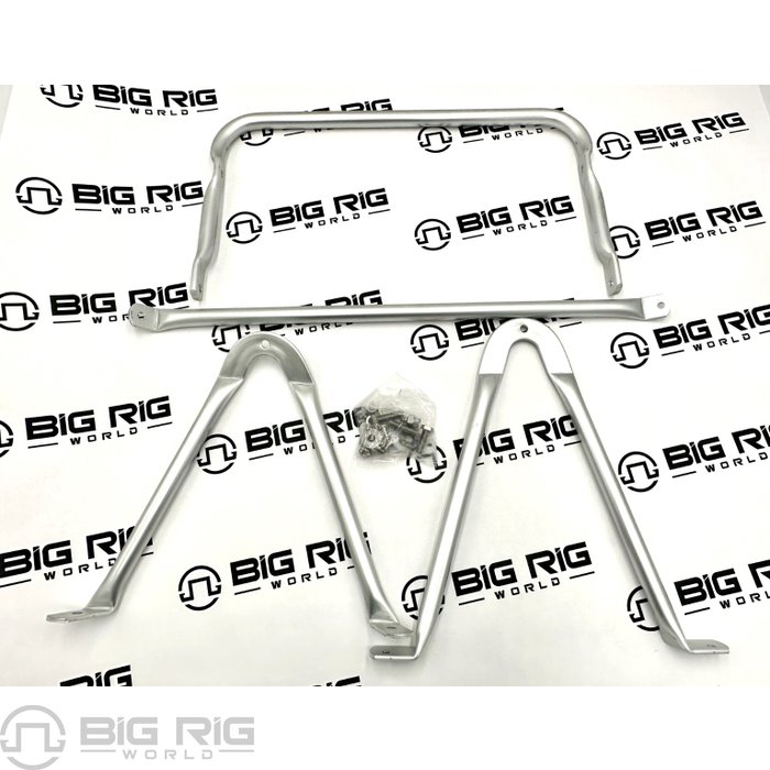 23 x 22 in., Universal Side West Coast Mirror Bracket, Silver Aluminum Yoke, Kit 97695 - Truck Lite