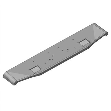 Deep Taper Bumper Assembly, Steel N71-6040-17600 - Peterbilt