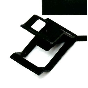Clip - Tinnerman Trim W/O Flange, Black HWC09371 - M&M Fastener