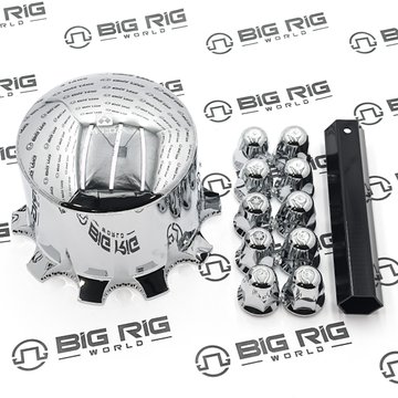 Alcoa Chrome Multi-Piece Rear Hub Cover System 077185 - Alcoa