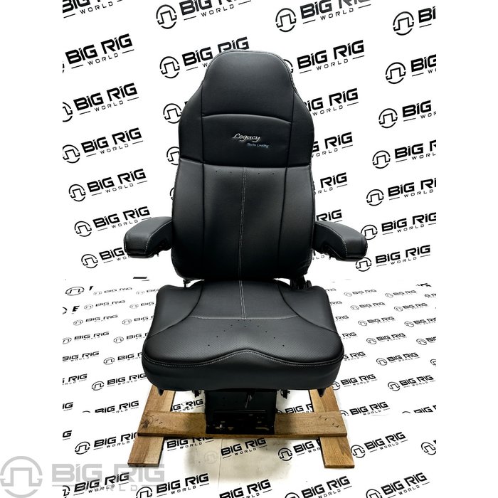 Legacy High-Back Vented Seat with Duraleather in Black 188900MWV61 - Seats Inc.