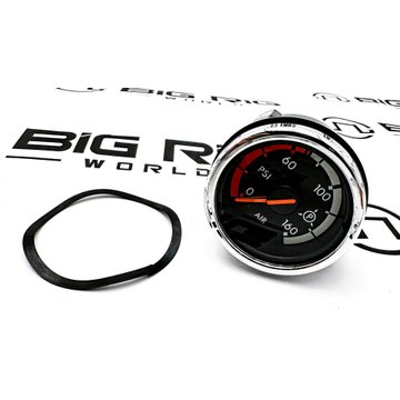Gauge - Air Pressure, Primary, US, Bright A22-63139-500 - Freightliner