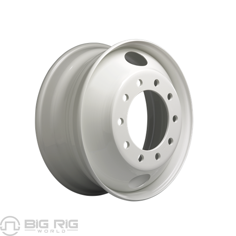 Steel Wheel - Stud Pilot - 22.5 X 8.25 - White 27404PKWHT21 - Accuride