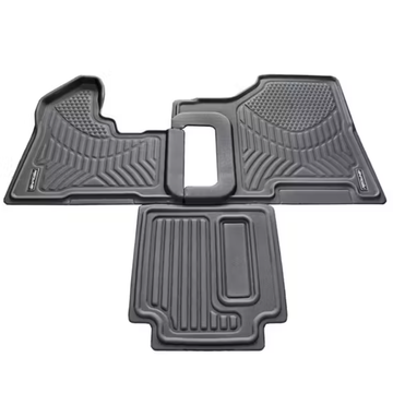 Floor Mat - (2005 & Older) Peterbilt 379 Day Cab - 3 Piece Set - Manual Transmission 59014 - Redline Floormats