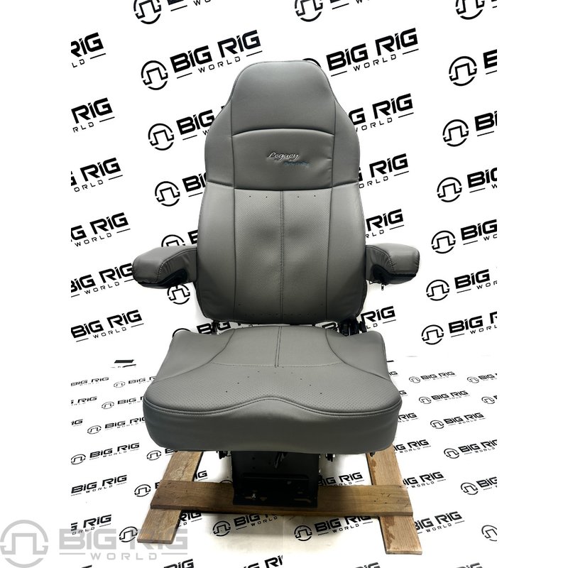 Legacy High-Back Vented Seat with Duraleather in Gray 188900MWV65 - Seats Inc.