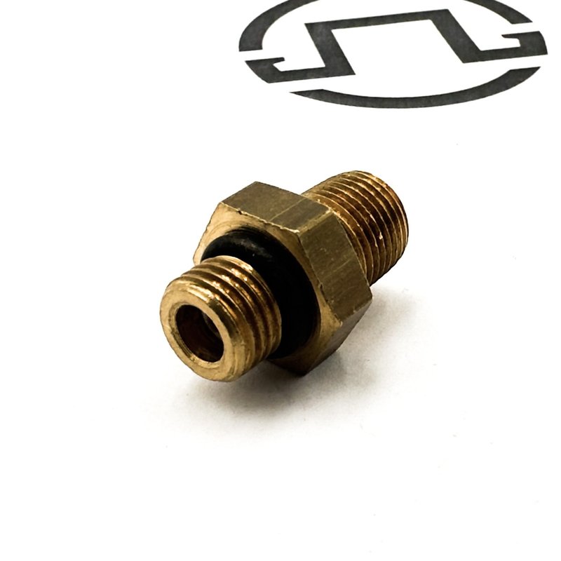 Connector - Straight Thread, O Ring, 3/8-24, 1/4 23-12449-000 - Freightliner